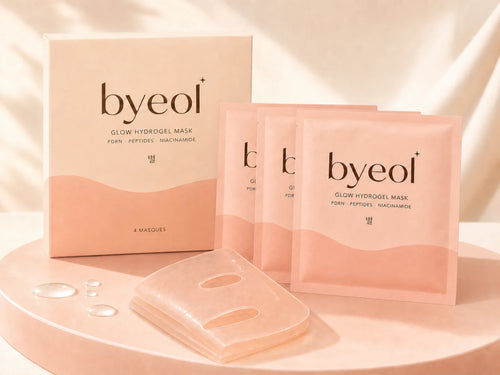 Boîte de quatre Glow Hydrogel Masks Byeol